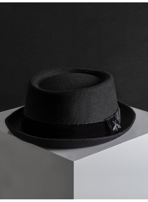 Sombrero--Fedora-Color-Negro-Marca-Argento